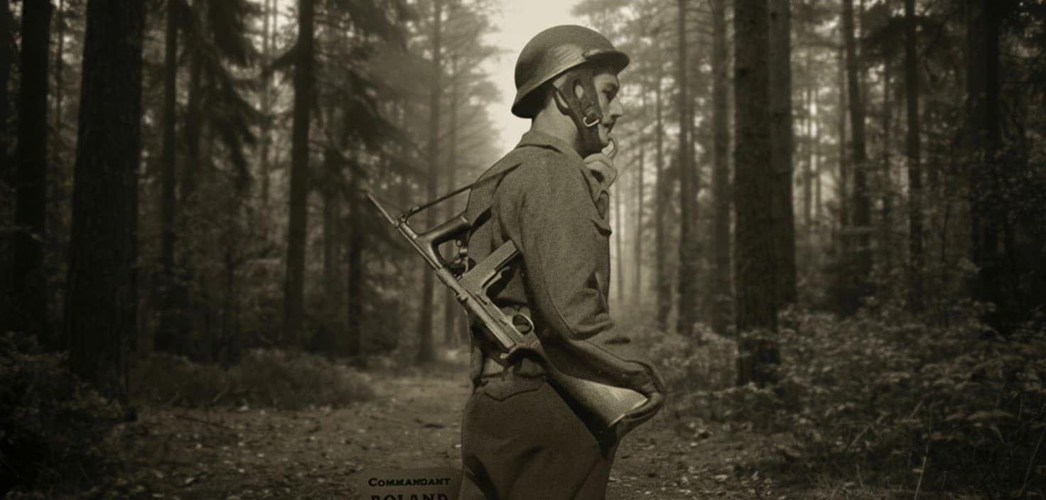 Roland Champenier. Chef du maquis Roland durant la seconde guerre mondiale. Habitant de Varennes-Vauzelles.